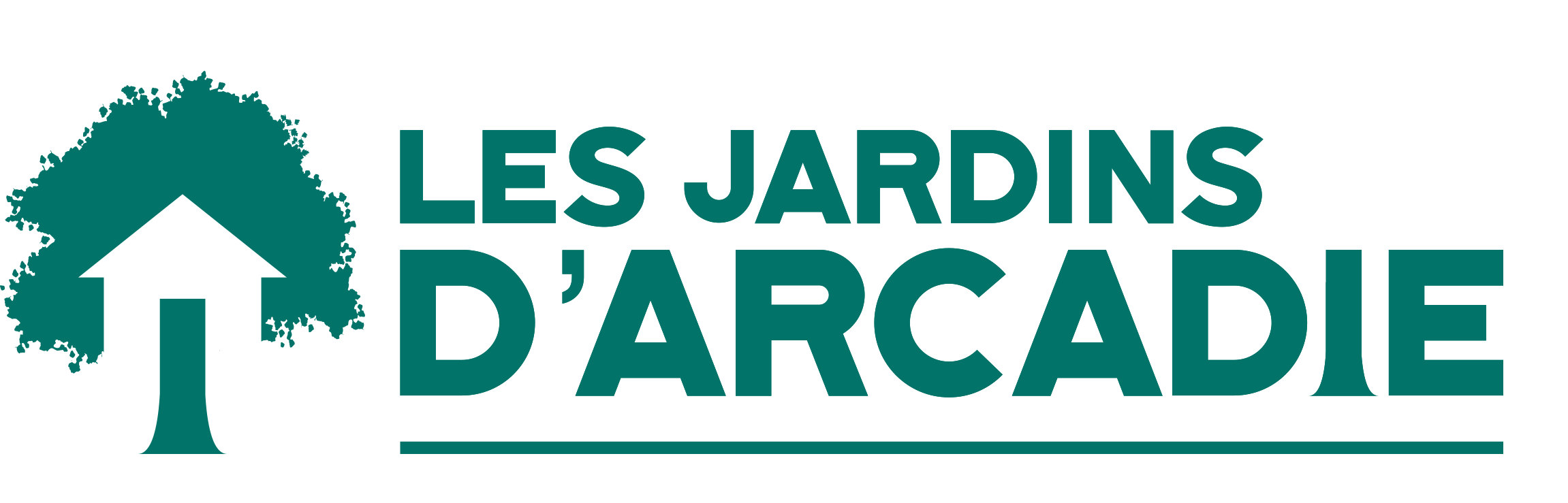 les jardins d'arcadie logo vert